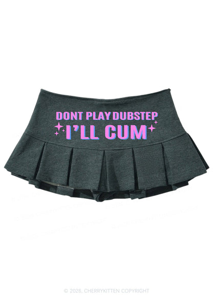 Dont Play Dubstep Y2K Mini Pleated Skirts Cherrykitten