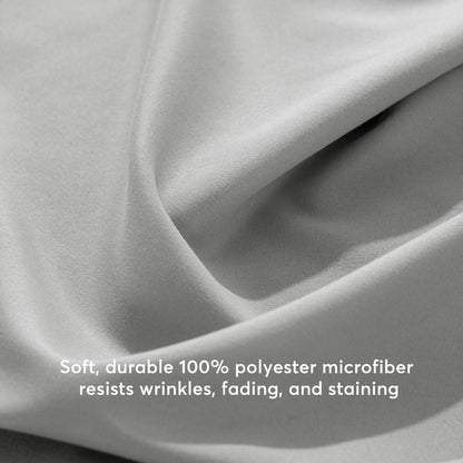 Kasentex Spring All Season Deep Pocket Fitted Sheet Set with Pillowcases, Room Decor, Graduation Gifts