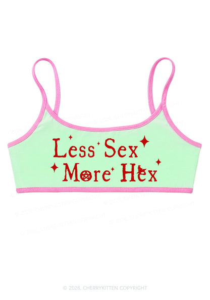 Less Sx More Hex Y2K Super Crop Cami Cherrykitten