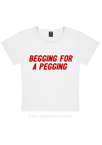 Begging For A Pegging Y2K Baby Tee Cherrykitten