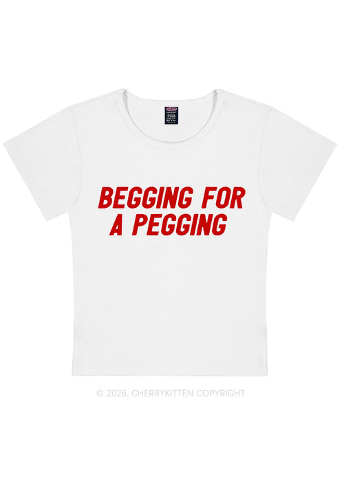 Begging For A Pegging Y2K Baby Tee Cherrykitten