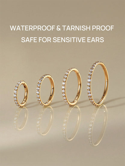 KOSINER Titanium Delicate Multi-Sized Hoop