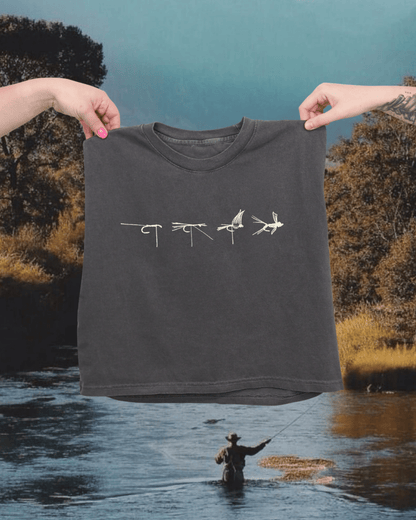 "Fly Tie" Muscle Tank