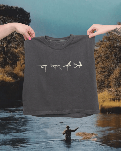 "Fly Tie" Muscle Tank