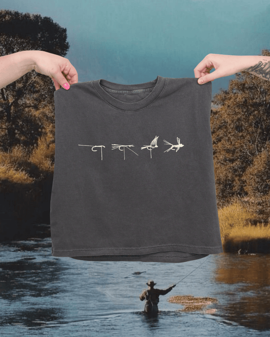 "Fly Tie" Muscle Tank
