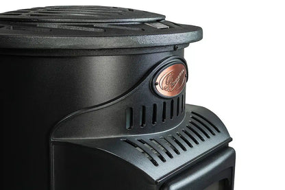 Sahara Provence Portable Gas Heater 3.4kW – Real Flame, No Flue