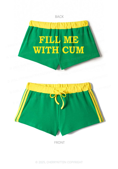Fill Me Y2K Drawstring Mini Shorts Cherrykitten
