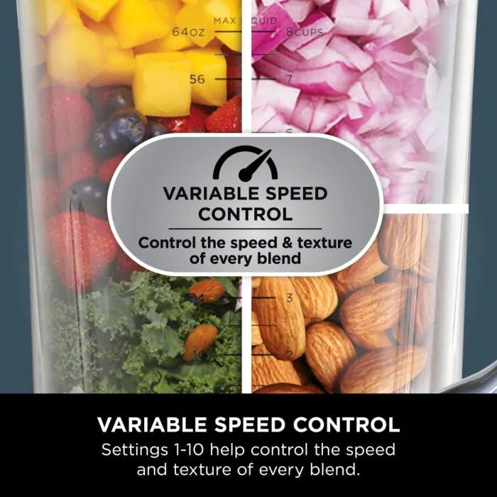 Ninja  Power Blender Pro – 2.1L Jug & 2x Single-Serve Cups (TB301UK)