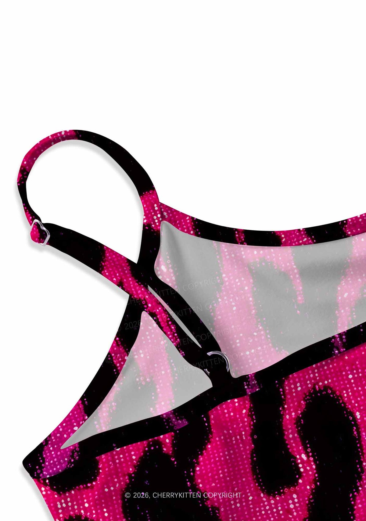 Bisexual Flame Pride Y2K Print Slip Dress Cherrykitten