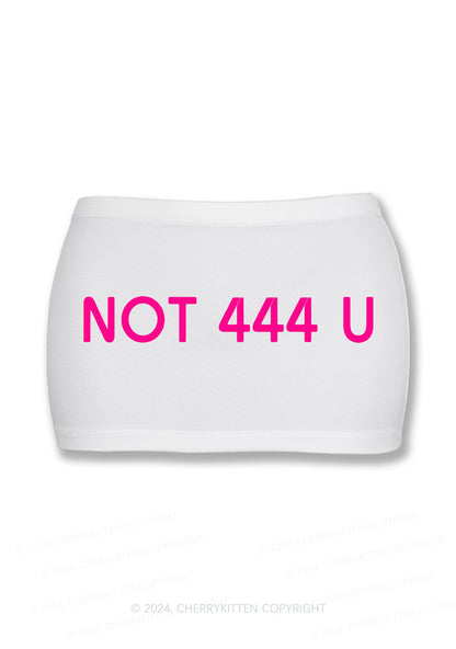 Not For You Y2K Mini Hip Skirt Cherrykitten