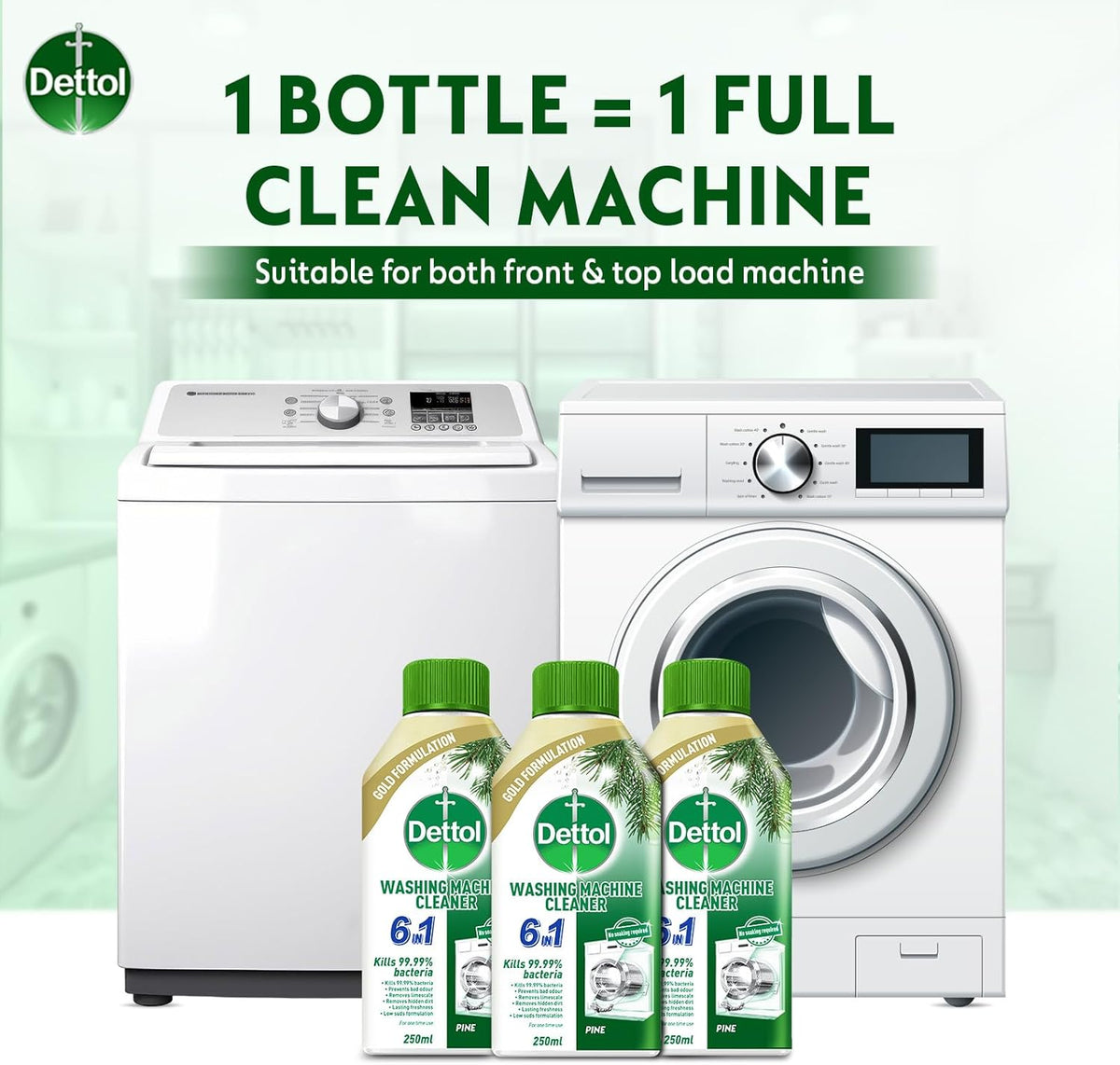 DETTOL Washing Machine Cleaner (250ml)