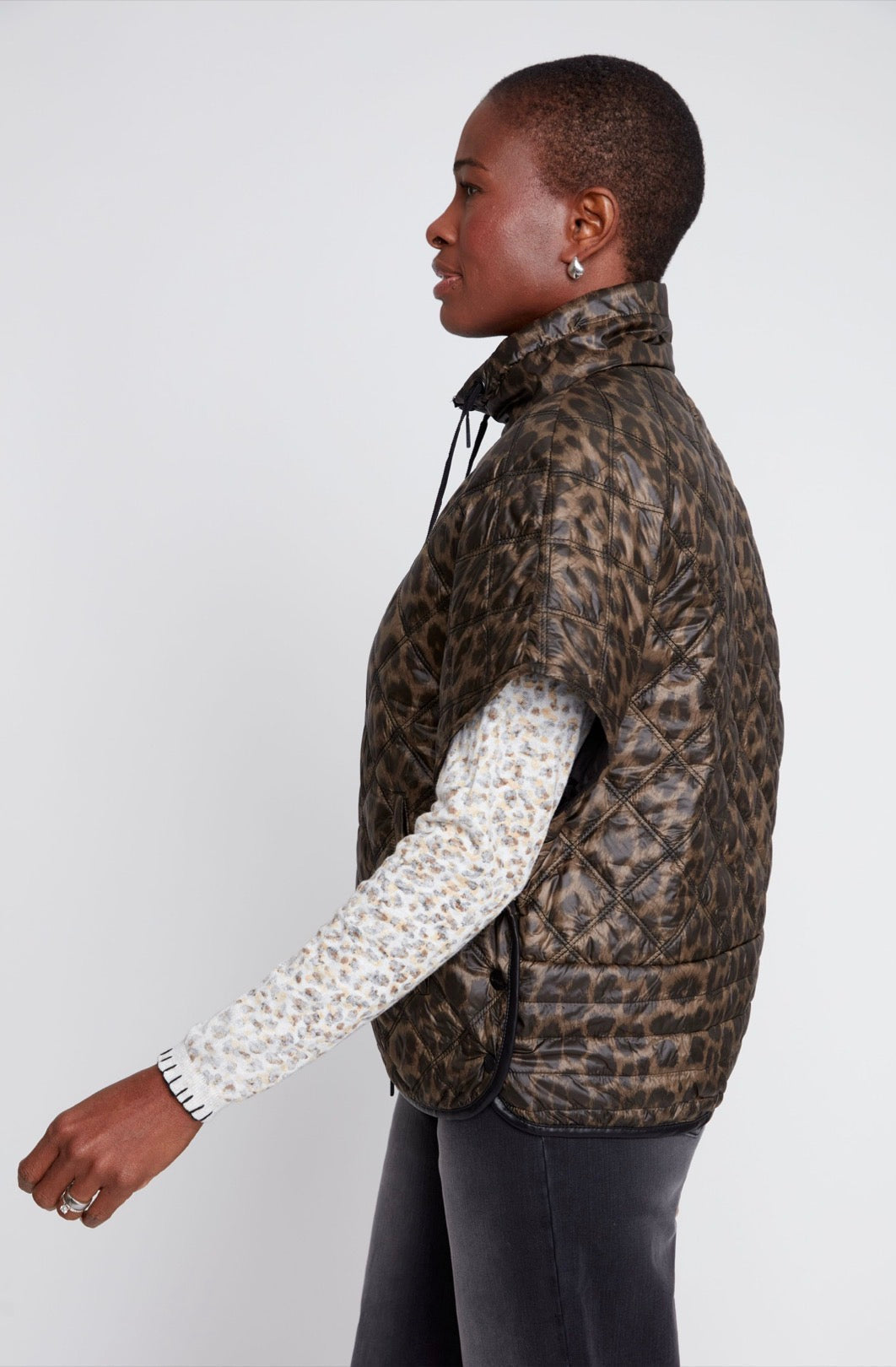 Woven Leopard Jacket