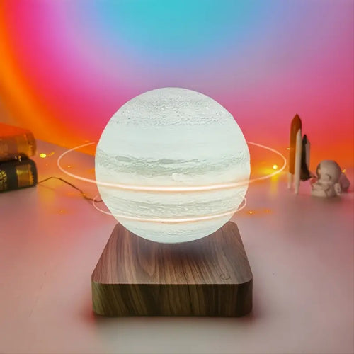 Levitating Moon Lamp with Remote Control for Home Decor