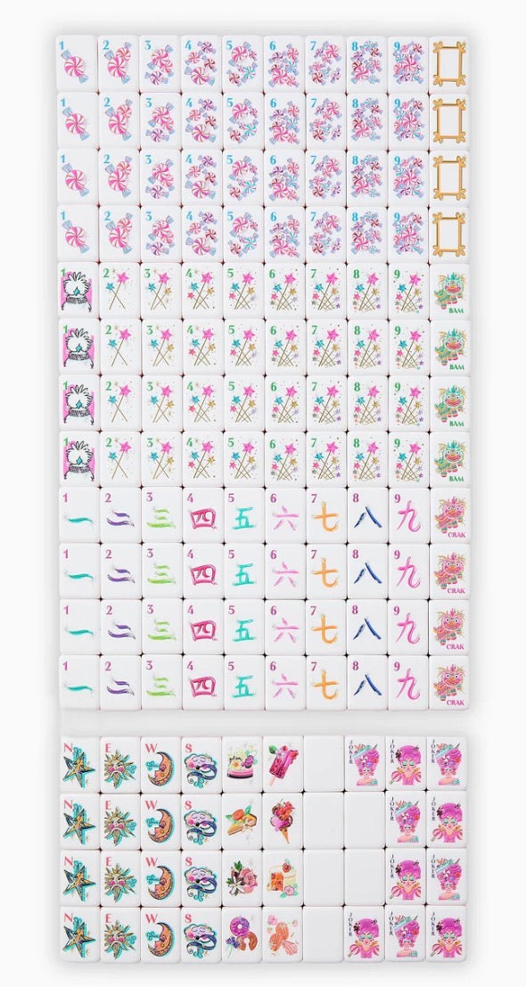 GlitterVille Tile Set - Mahjong