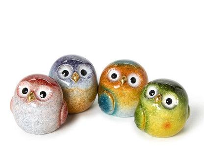 Hand-Painted Owls