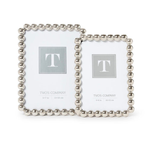 Silver Metallic Ball Frames