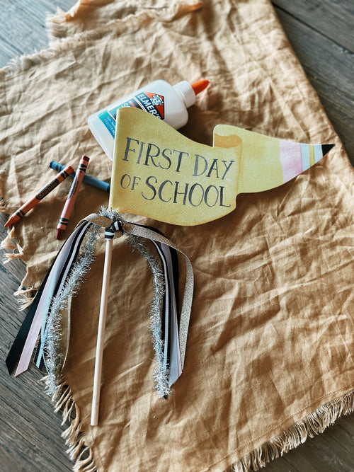 First Day of School Party Pennant