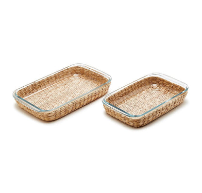 Borosilicate Baking Dish with Removable Basket