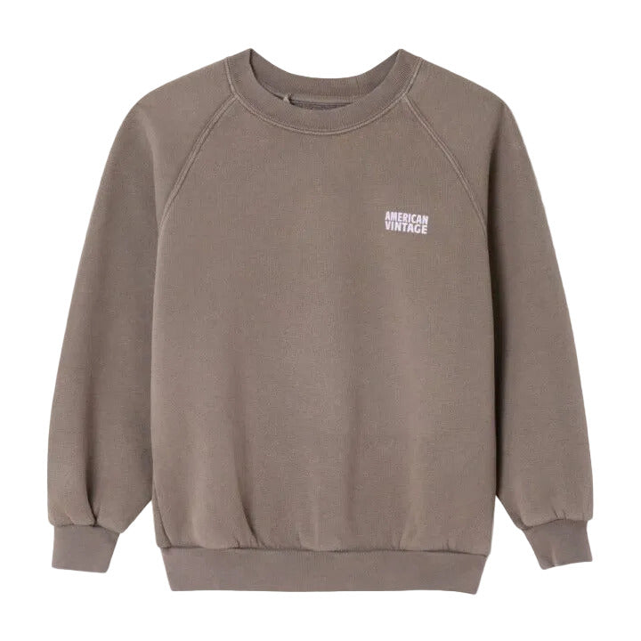 AMERICAN VINTAGE KIDS IZUBIRD SWEATSHIRT - VINTAGE ASH