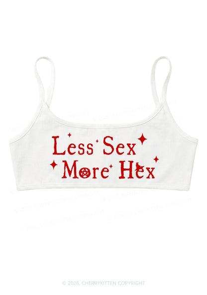 Less Sx More Hex Y2K Super Crop Cami Cherrykitten