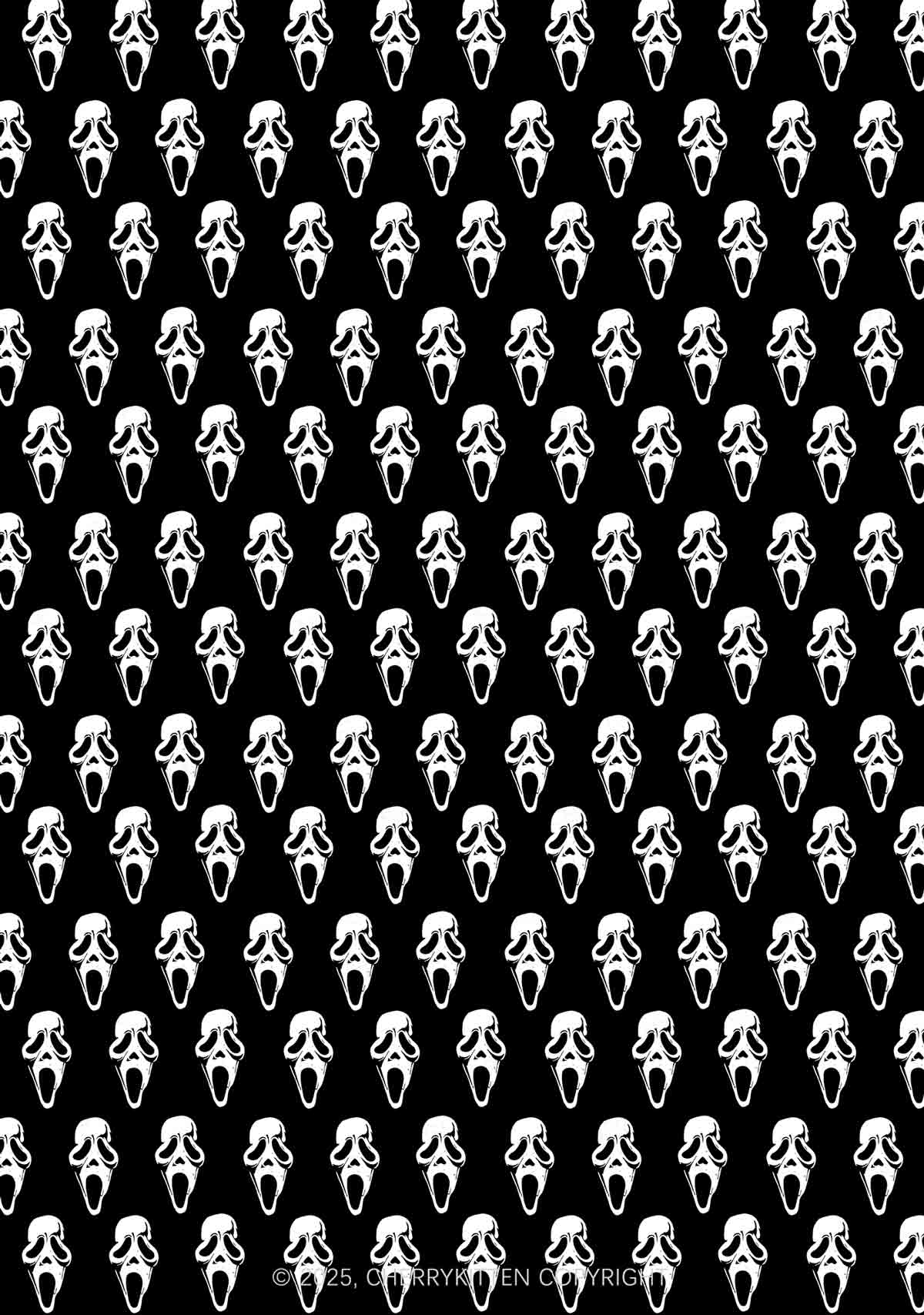Halloween Spooky Ghost Y2K Print Slip Dress Cherrykitten
