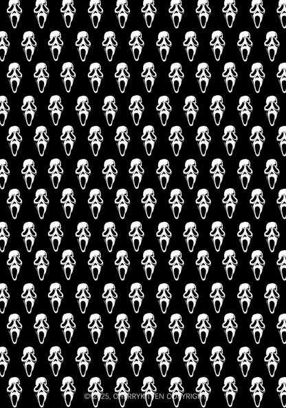 Halloween Spooky Ghost Y2K Print Slip Dress Cherrykitten
