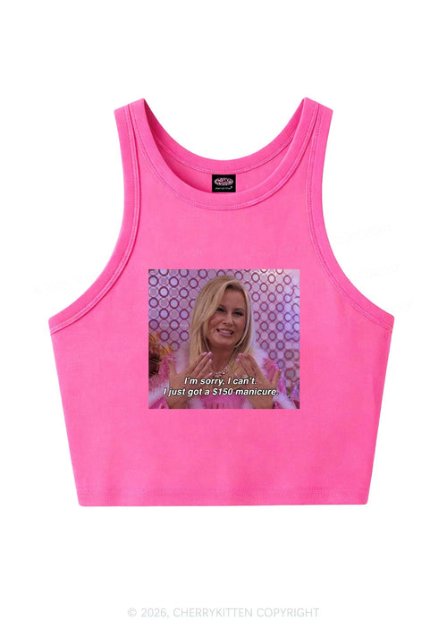 I Just Got Manicure Y2K Crop Tank Top Cherrykitten
