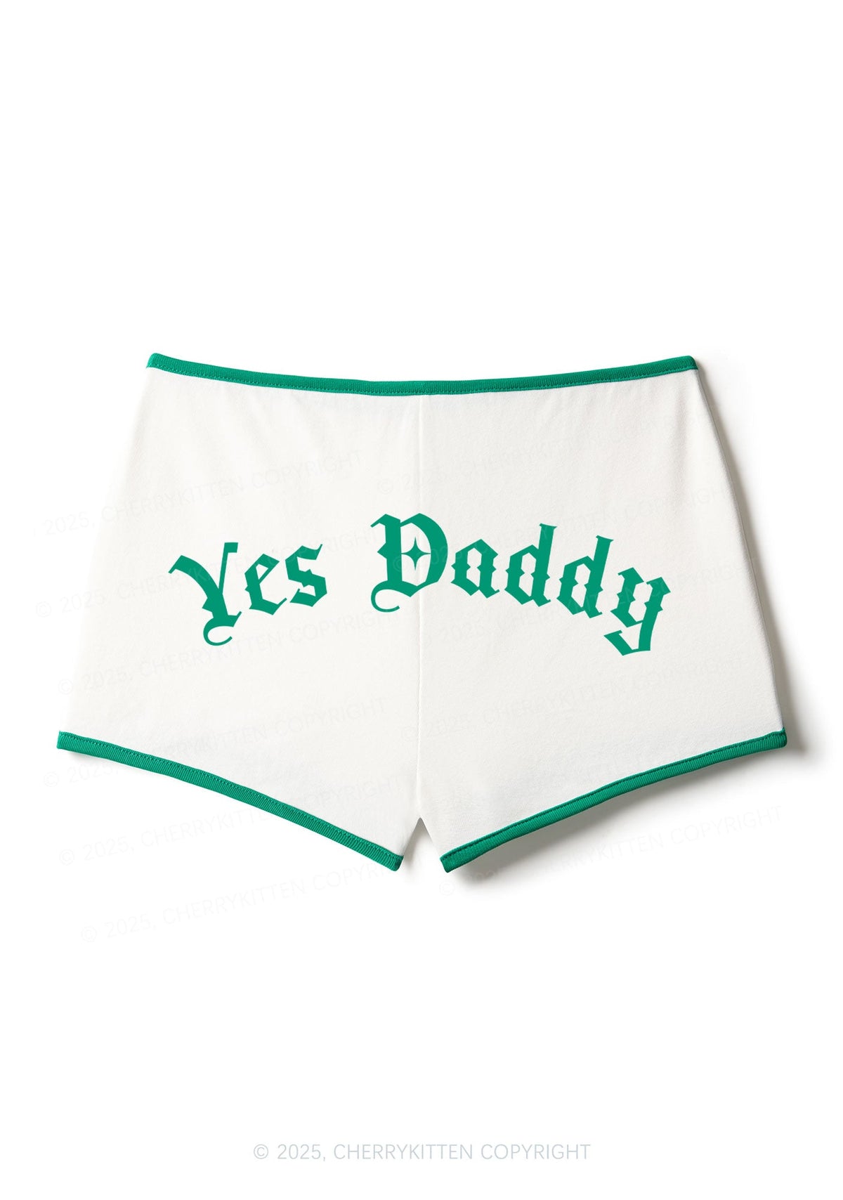 Yes Daddy Goth Y2K Booty Shorts Cherrykitten