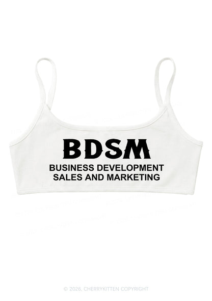 Business Development Y2K Super Crop Cami Cherrykitten