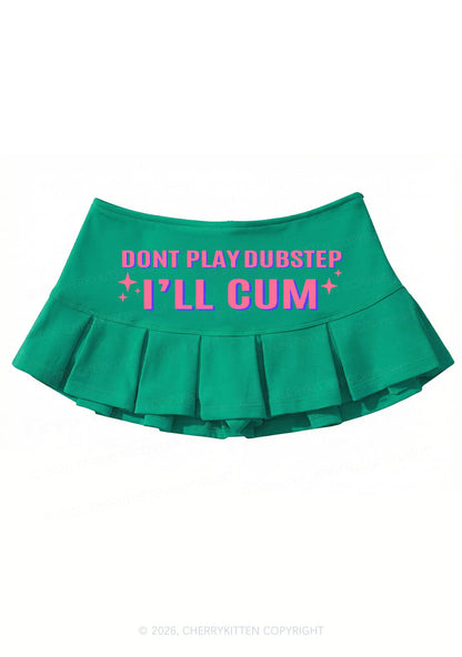 Dont Play Dubstep Y2K Mini Pleated Skirts Cherrykitten