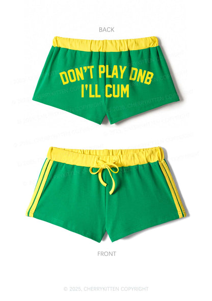 Dont Play DNB Y2K Drawstring Mini Shorts Cherrykitten