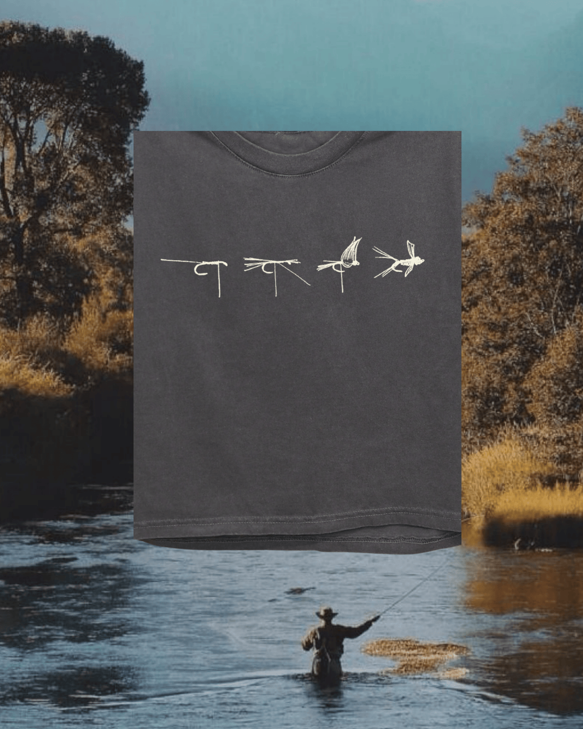 "Fly Tie" Muscle Tank