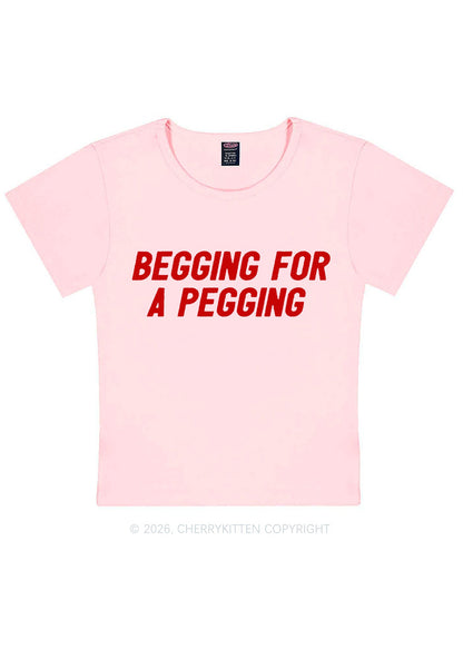 Begging For A Pegging Y2K Baby Tee Cherrykitten