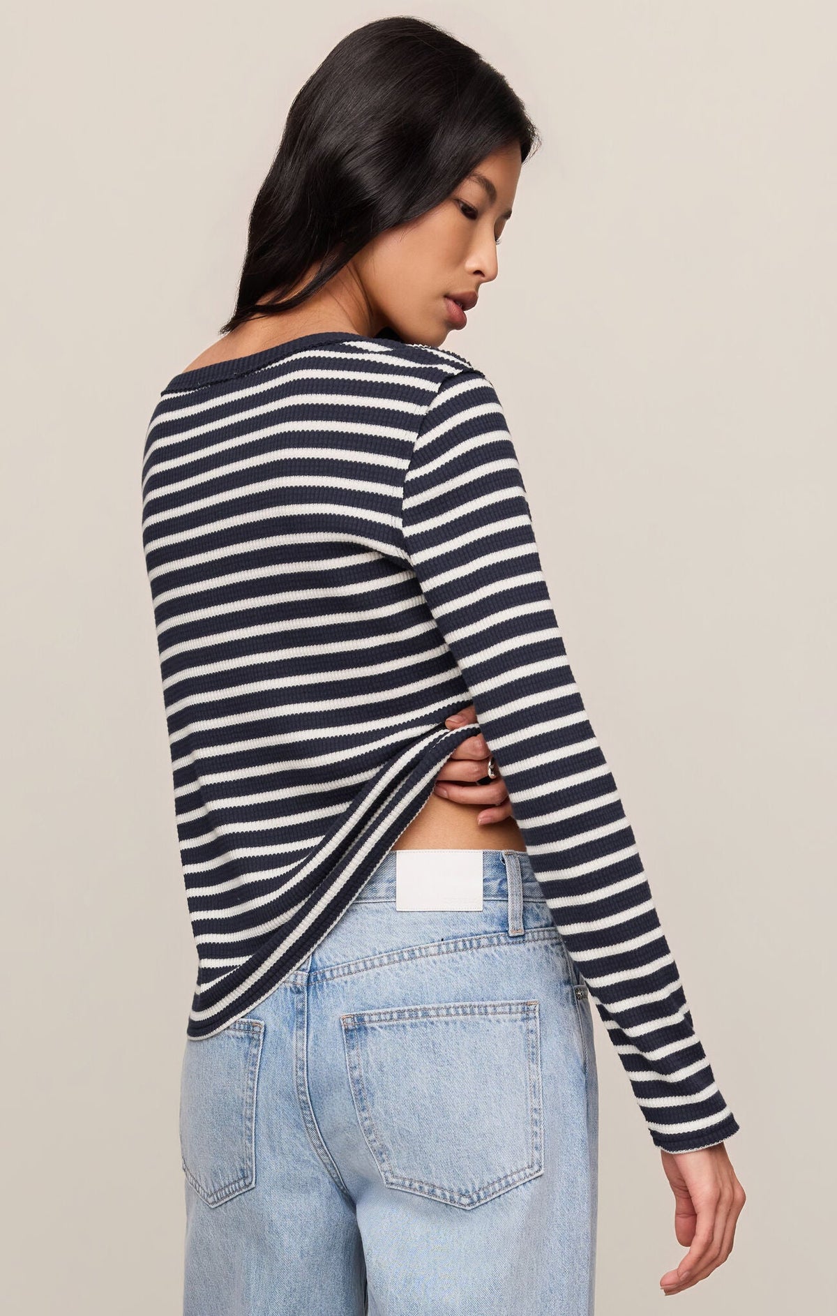 Arlet Stripe Thermal Top - Eclipse