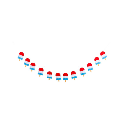 Popsicle Puffy Felt Banner
