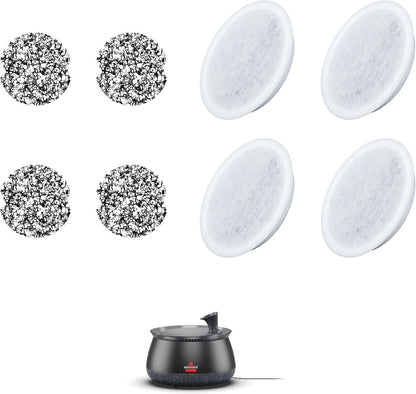 Wireless Cat Water Fountain with Filter, Ultra-Quiet Pump & Automatic Water Circulation