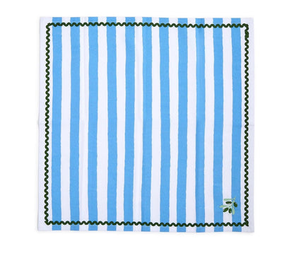 Olive Grove Embroidered Cloth Dinner Napkins-Set of 4 Cotton
