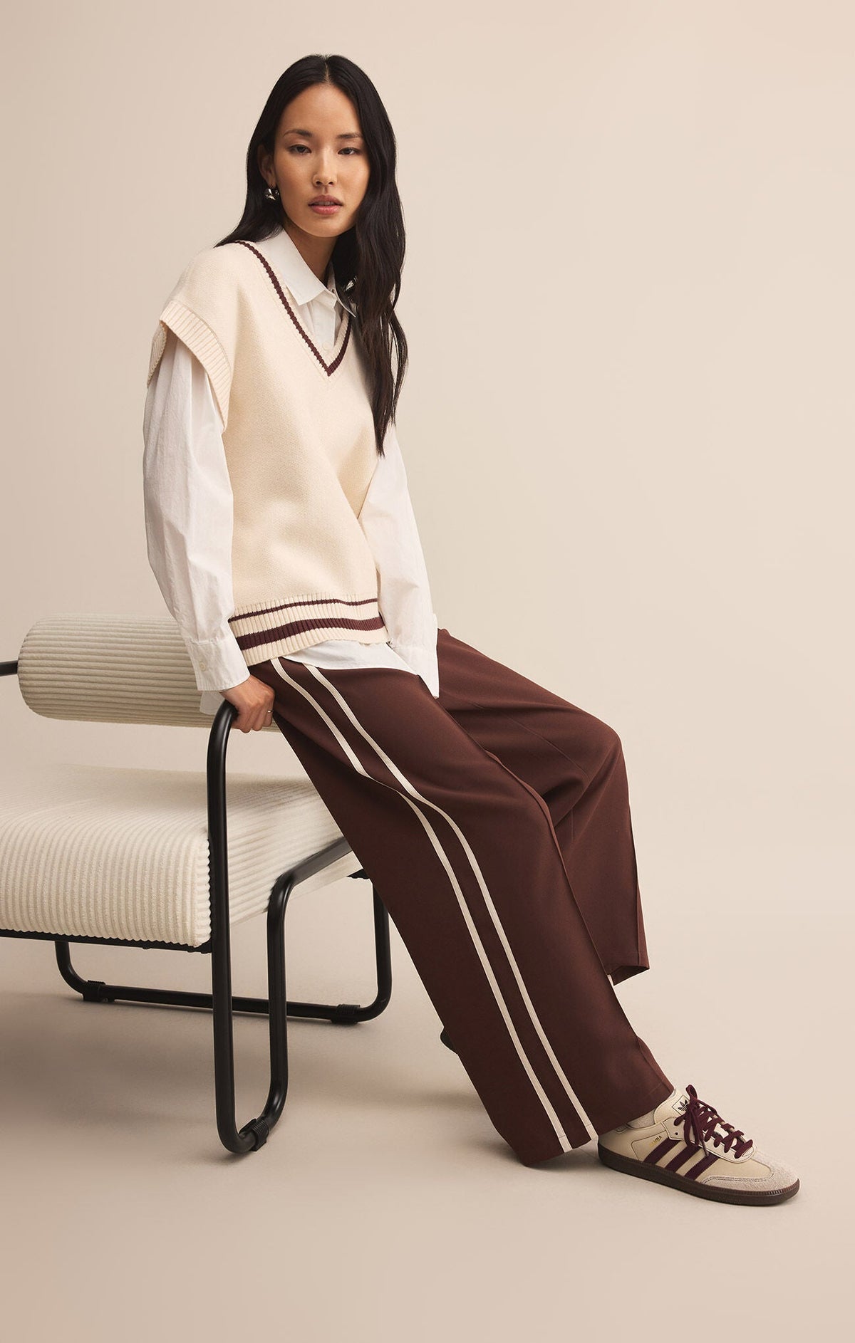 Fletcher Sweater Vest - Crystal