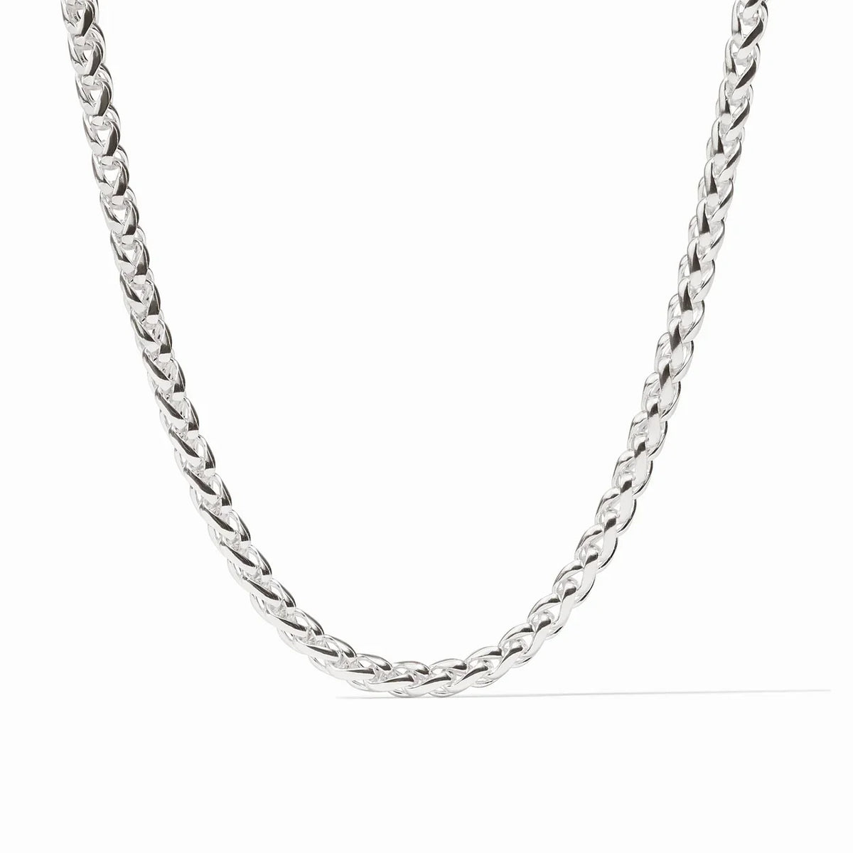 Cobblestone Link Necklace - Silver
