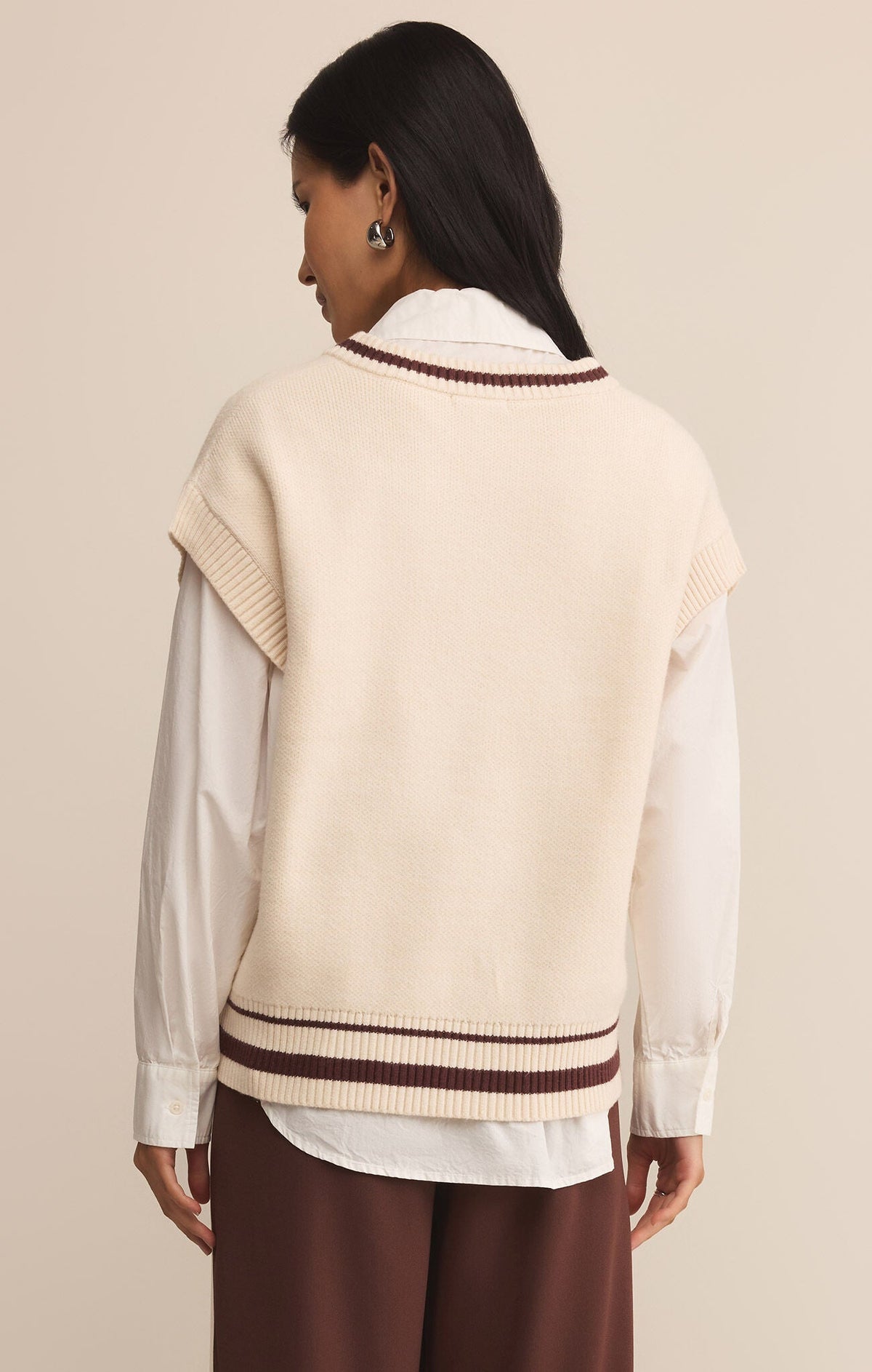 Fletcher Sweater Vest - Crystal