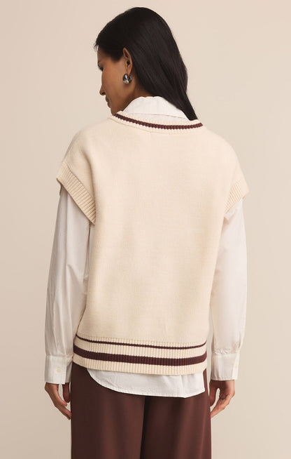 Fletcher Sweater Vest - Crystal