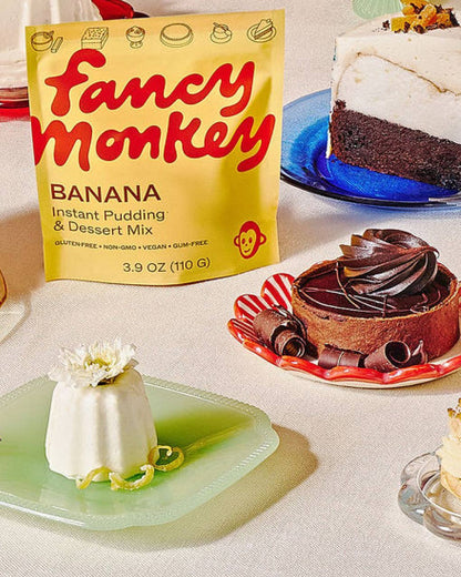 Fancy Monkey - Banana Instant Pudding and Dessert Mix