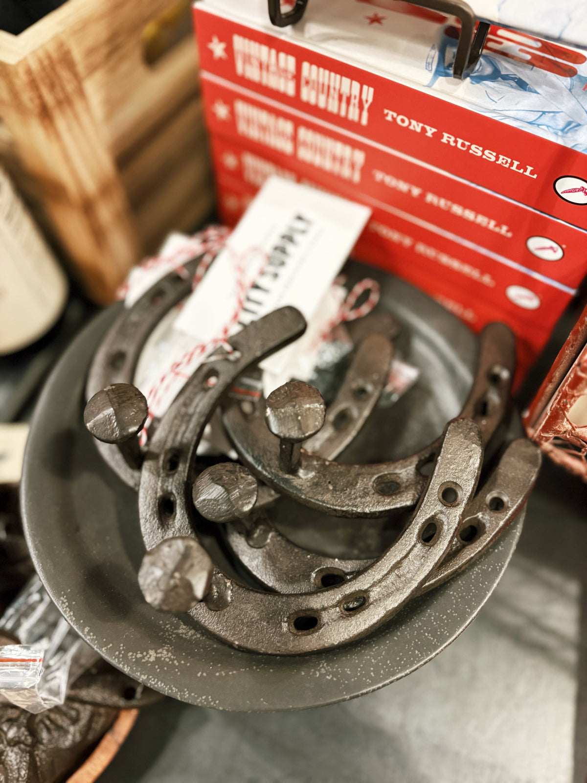 Cast Iron Horseshoe Hook