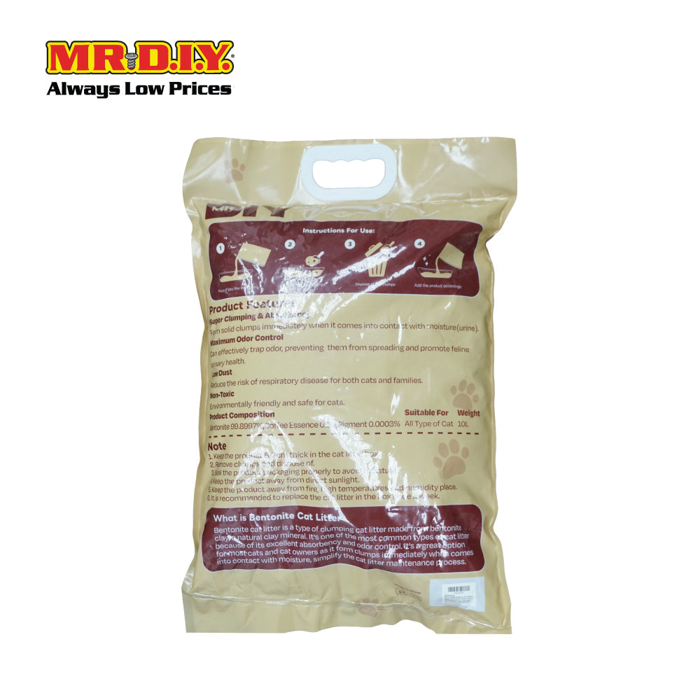 MR.DIY Bentonite Cat Litter Coffee Scent (10L)