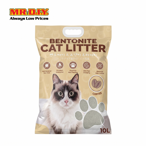 MR.DIY Bentonite Cat Litter Coffee Scent (10L)