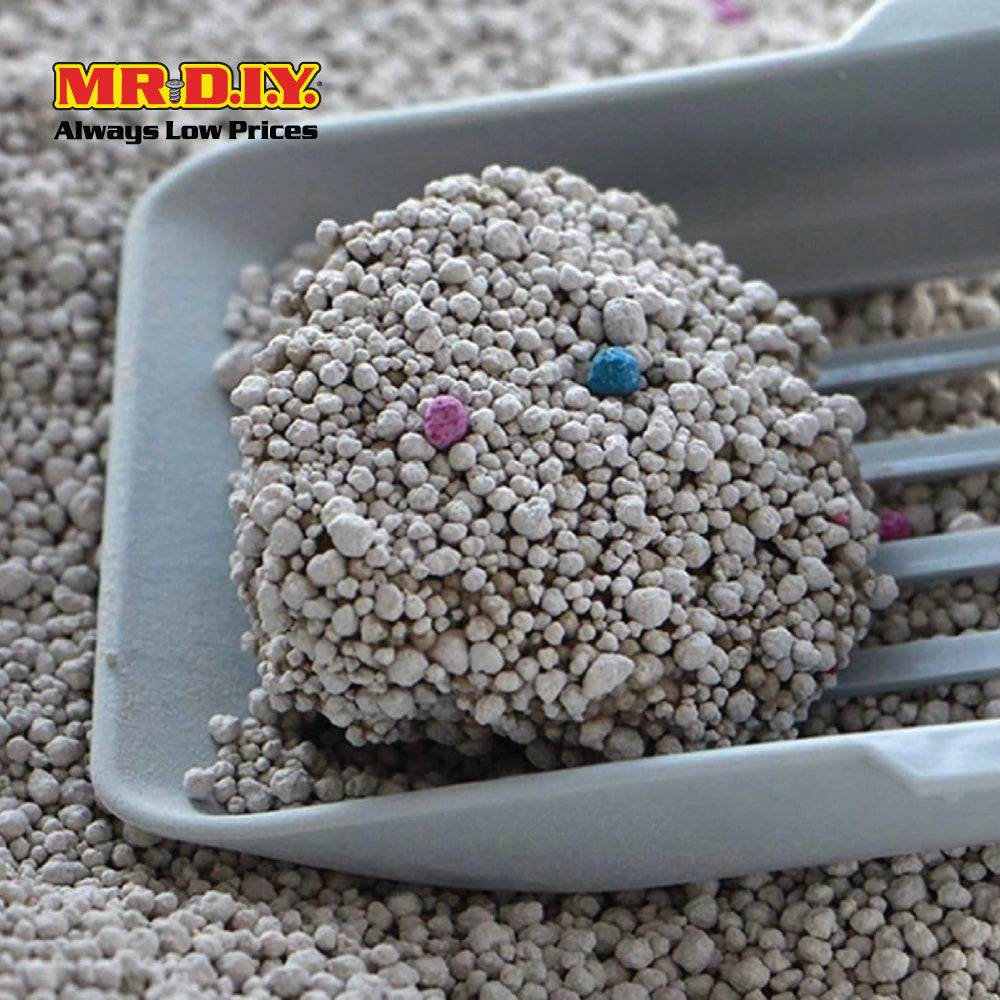 (MR.DIY) Bentonite Anti-Bacterial Ordor-Control Absorbent Super Clumping Cat Litter - Lemon (8L)