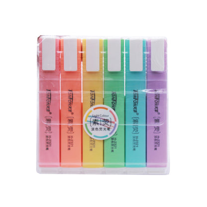 (MR.DIY) Light Colour Highlighter (6pcs)