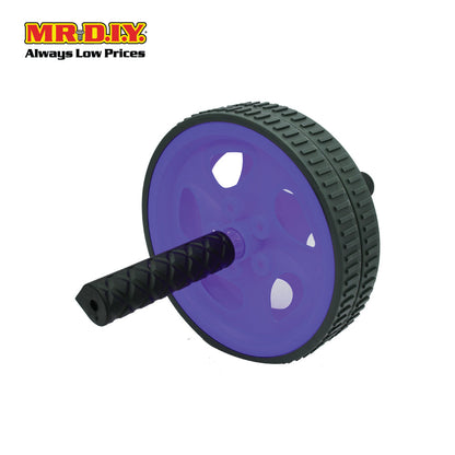 (MR.DIY) Double Wheel Roller Cross Abs Exercise Abdominal Training Equipment