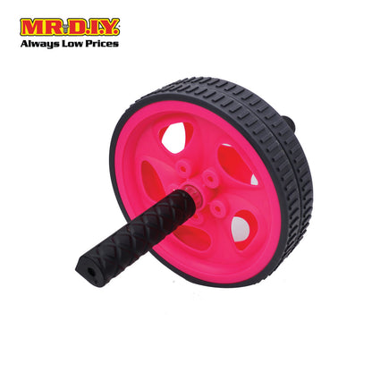 (MR.DIY) Double Wheel Roller Cross Abs Exercise Abdominal Training Equipment