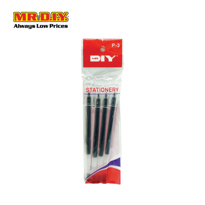 MR DOLLAR 0.5MM Gel Pen Black (4pcs)